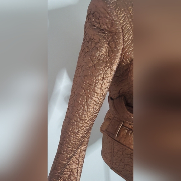 BURBERRY jacket -size 42- Metalic Cooper color -made in Italy - Picture 9 of 17